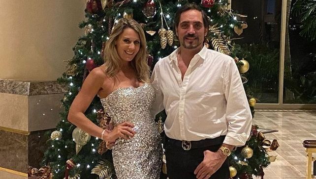 En familia. Rocío Marengo y Eduardo Fort en tiempos felices.