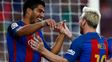 bauza fue a ver a messi, que hizo dos golazos en un amistoso de barcelona