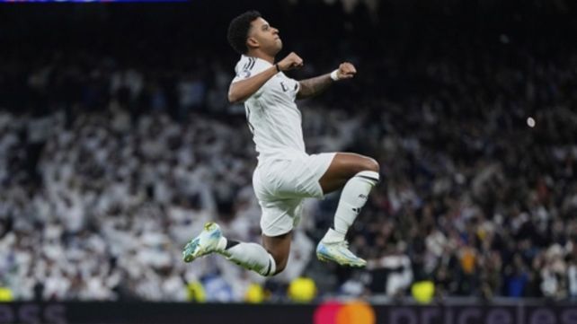 Rodriygo fue el autor del primer gol de Real Madrid. Después Julián Álvarez pondría el empate transitorio con un gol antológico..