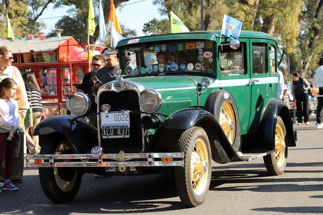 El Ford A modelo 1930 de Rodolfo Soler, que forma parte del Rosario Autos Sport.