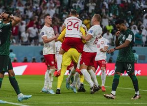 Con un gol oportunista de Lewandoski, Polonia le gana 2 a 0 a Arabia Saudita