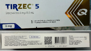Anmat advierte sobre la venta ilegal de unidades de Tirzec en Argentina