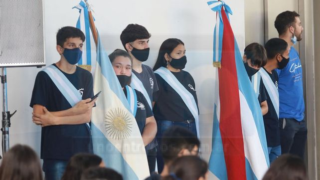 Postales de la tercera visita de Alberto Fernández a Paraná