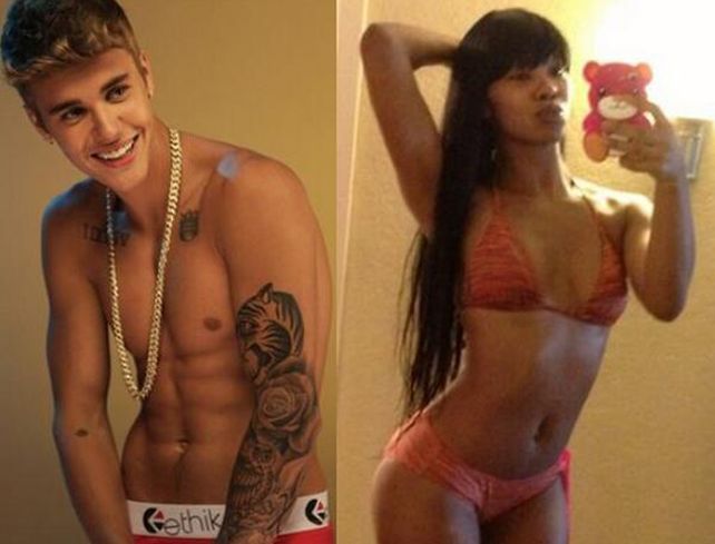 Justin y Diamond en todos los portales del mundo por la noche que pasaron en un boliche de Texas.