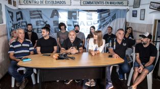 La Vigilia de Malvinas fue presentada en una rueda de prensa realizada este jueves en el Centro de ex Soldados Combatientes en Malvinas de Rosario.