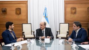 El gobernador Maximiliano Pullaro se reunió con el jefe de Gabinete de la Nación, Guillermo Francos.