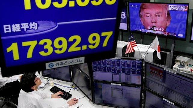 Caen las Bolsas en todo el mundo tras la victoria de Trump  en las elecciones norteamericanas