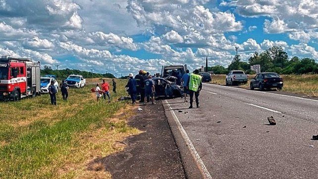 Ruta 14: identificaron a la mujer que murió en un vuelco