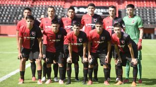 Los once de Newells que salieron a la cancha del Coloso y que le ganaron a Central el clásico de reserva.