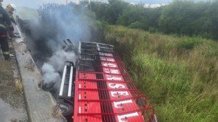 Un camionero perdió la vida en un despiste sobre la Ruta 127.
