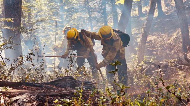 Tras 10 días de lucha contra el fuego en Chubut
