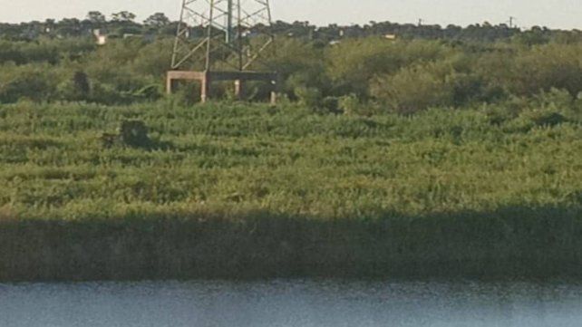 Lugar donde encontraron el cuerpo.