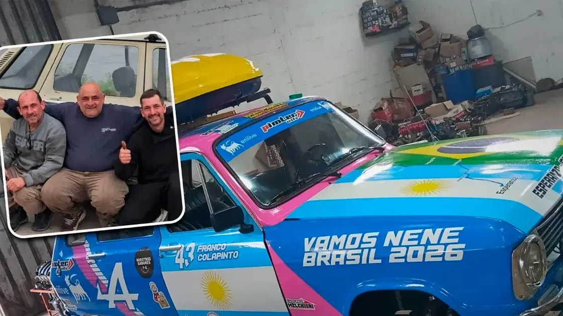 De Esperanza a Interlagos en una Renault 6: tres amigos santafesinos alientan a Franco Colapinto en Brasil