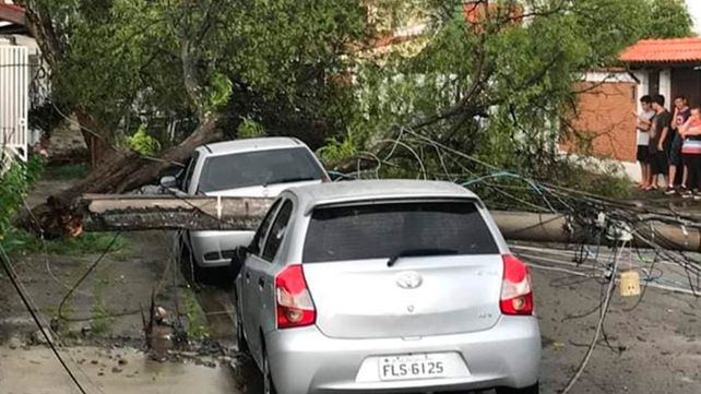 VIDEO: Impresionante granizada en Uruguayana