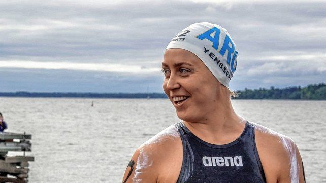 Erika Yenssen fue la mejor argentina clasificada en la Travesía Internacional del Lago San Juan
