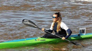 Paulina Contini fue una de las presencias destacadas en el campeonato santafesino de canotaje.