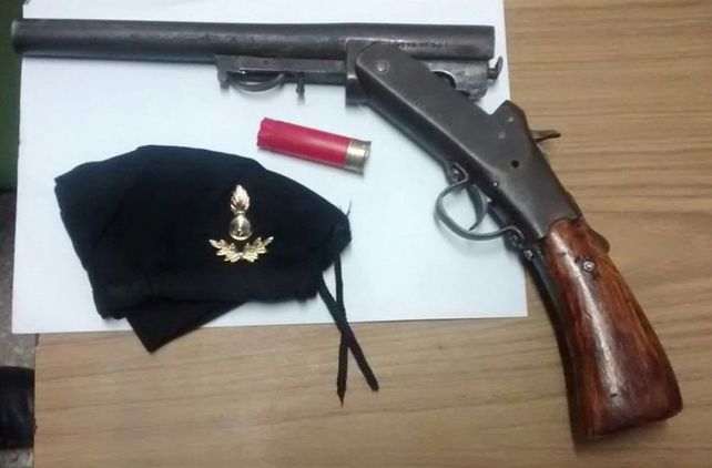 Las armas incautadas el prófugo de la carcel de Coronda