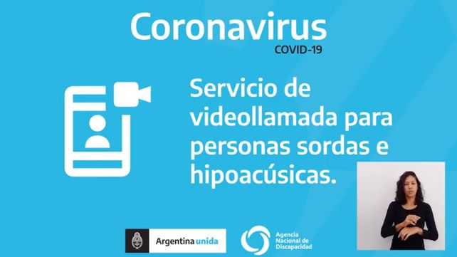 Prevención: servicio de videollamada para personas sordas
