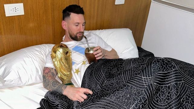 Lionel Messi desayunó al mejor estilo argentino