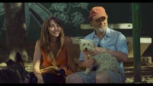 &nbsp;Natalia Di Cienzo y Luis Machín, en una escena de “Siete perros”, el film que llega a Rosario.