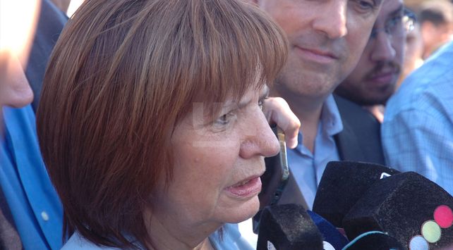 Bullrich participó de la quema de droga incautada en Santa Fe
