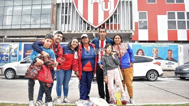 Todo el color de la previa de los hinchas de Unión