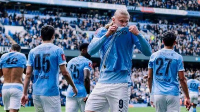 El Manchester City goleó al Liverpool y se clasificó a la semifinal de la FA Cup