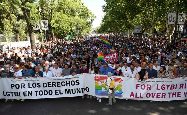 Lema convocante. Por los derechos LGTBI en todo el mundo