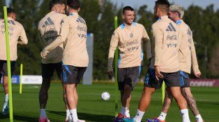 Los jugadores de la Selección Argentina se movieron.
