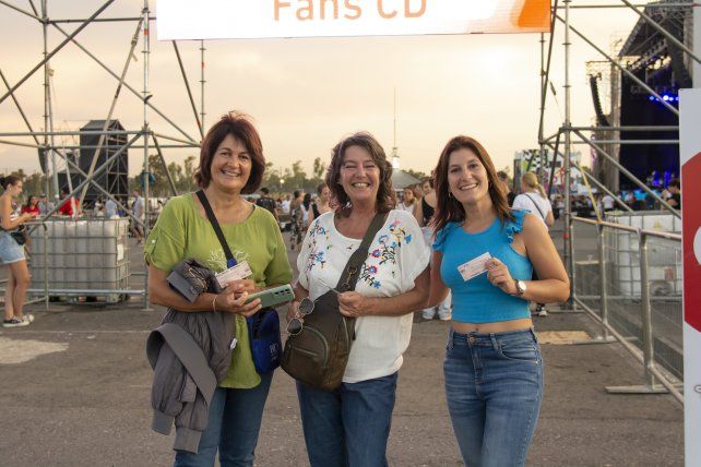 Marcela Eleuterio, Marita Torassa y Carolina Tesari