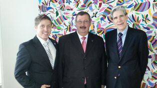 Capiello se reunió con el decano de la Escuela de Salud de Harvard