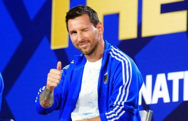 Lionel Messi habló en conferencia de prensa antes de la final contra España.