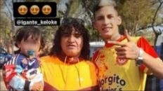 El Viejo Cantero, fundador de la banda de Los Monos, junto a L-Gante. El Viejo Cantero, fundador de la banda de Los Monos, junto a L-Gante.