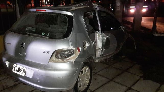 Fuerte choque en cercanías del Hospital de Niños