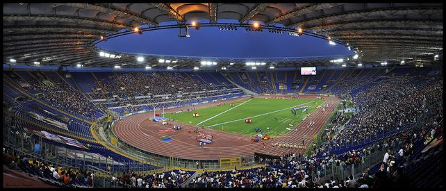 Espectacular. El encuentro se hará en el estadio olímpico de Roma.