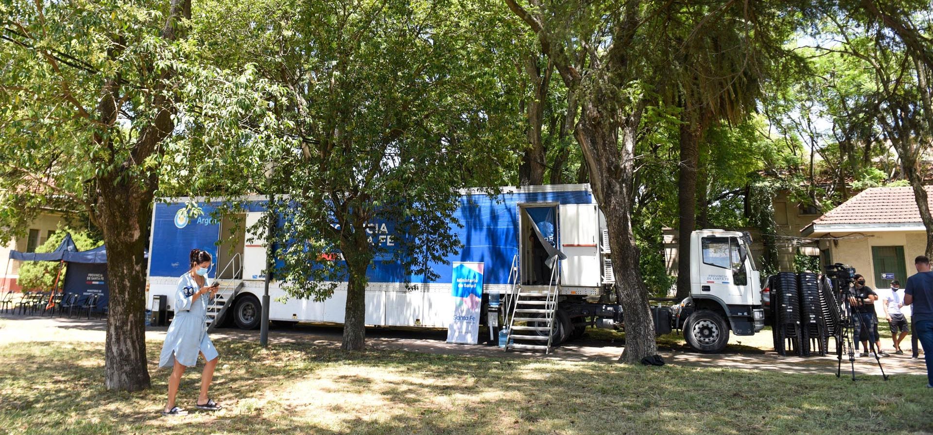 Un nuevo centro de testeos de la salud pública para coronavirus comenzó a funcionar en el predio del ex Batallón de Comunicaciones 121 y lo hará con una capacidad de 500 turnos por día.