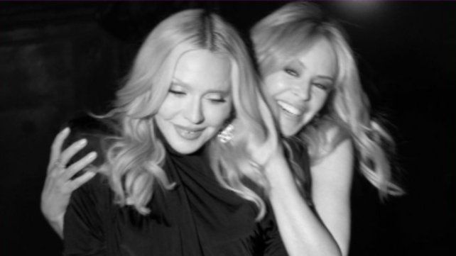 Madonna y Kylie Minogue presentaron su nueva colaboración
