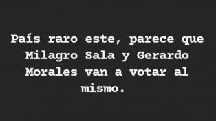 El twitter que publicó el expresidenete Mauricio Macri sobre el gobernador de Jujuy, Gerardo Morales&nbsp;