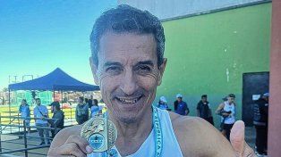 Ricardo Berón, referente del atletismo de la región.
