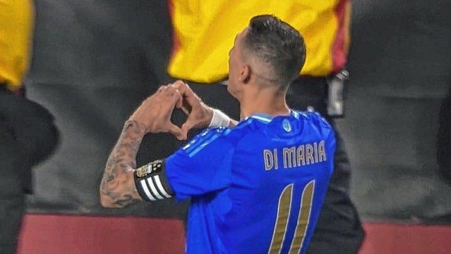 Di María emblema de la Selección Argentina.
