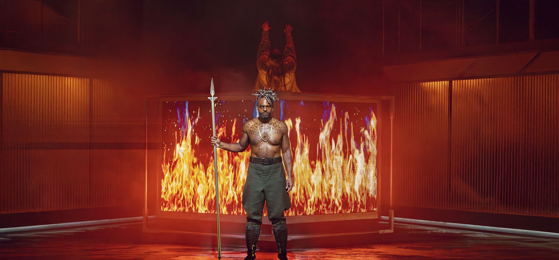 Imagen publicada por la Ópera de Santa Fe, muestra a Ryan Speedo Green como Wotan en Imagen publicada por la Ópera de Santa Fe, muestra a Ryan Speedo Green como Wotan en