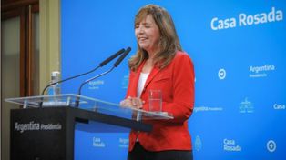 La portavoz presidencial, Gabriela Cerruti.
