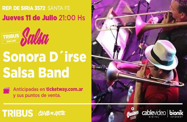 La orquesta de salsa se presentará en Tribus Club de Arte.