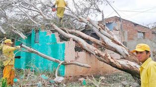 Un temporal dejó 15 heridos en un pueblo santiagueño