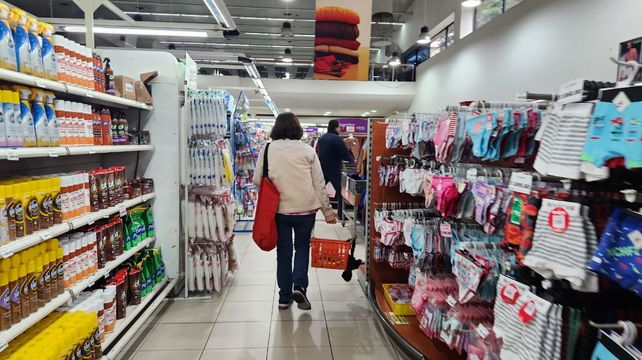El supermercado sigue con baja en la ventas