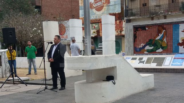 El recuerdo de los caídos en Malvinas se honró en la Plaza del Soldado