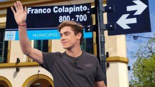 Calle Franco Colapinto: un tributo a la promesa del automovilismo argentino