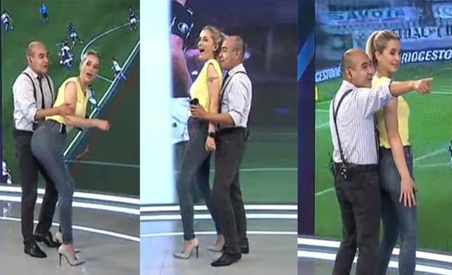 ¡Qué momento! Elio Rossi y Mariela Fernández recrearon una jugada y el video se hizo viral.&nbsp;