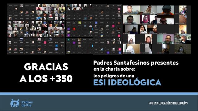 Padres de Pie  capacitó a cientos de personas sobre la ESI