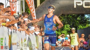 &nbsp;El santafesino Tadeo Baruffato fue protagonista en el Triatlón de La Paz.